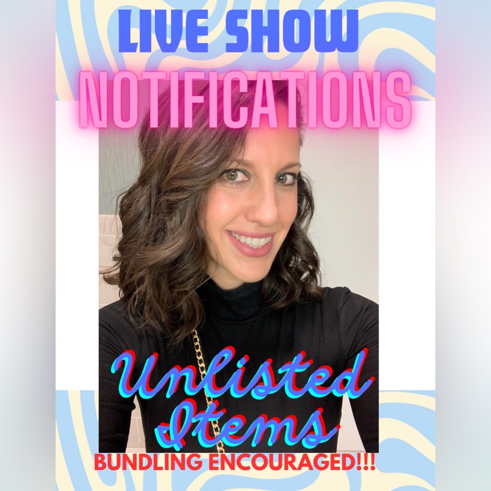 Live Show Notifications- Preloved, NWT, & NWOT Women's Clothing